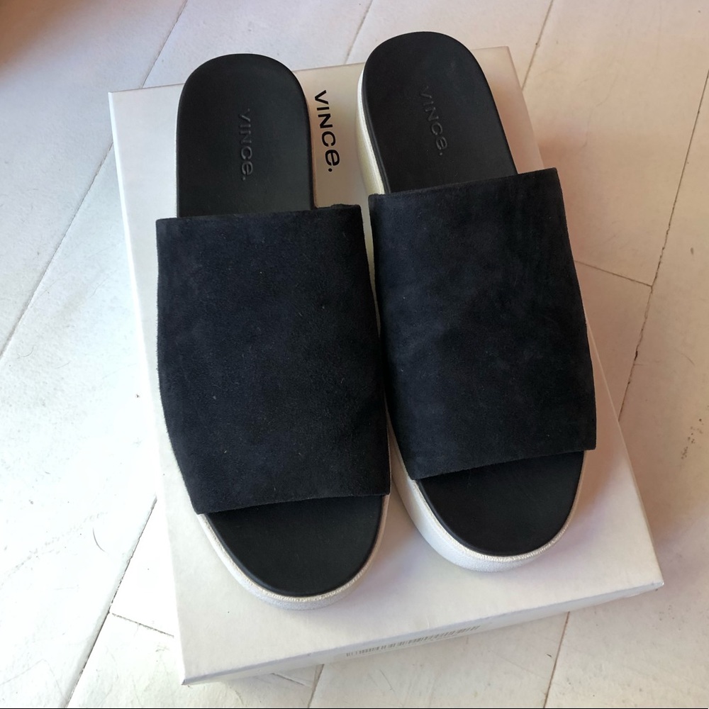 VINCE - Walford Platform Sandal size 9